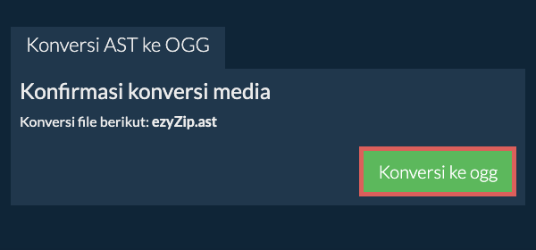 Konversi ke OGG