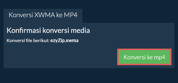 Konversi ke MP4