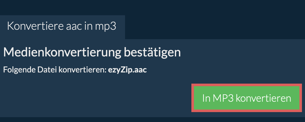 In MP3 konvertieren