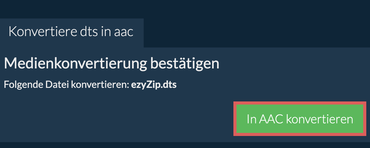 In AAC konvertieren