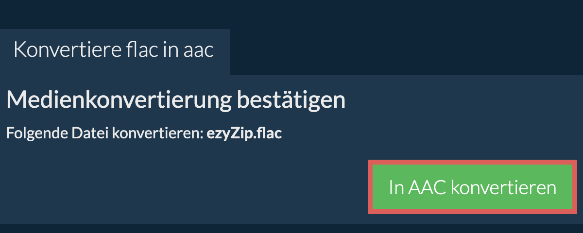 In AAC konvertieren