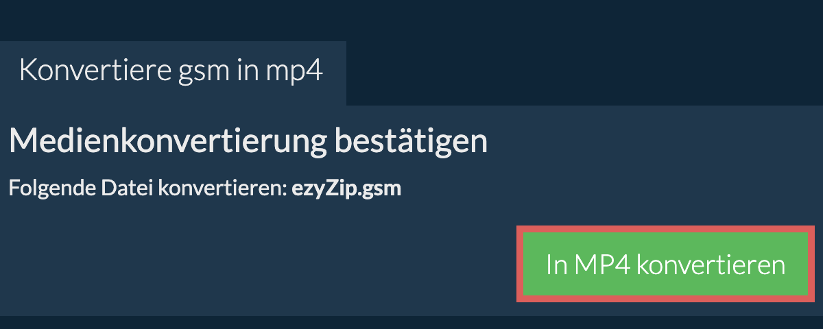 In MP4 konvertieren