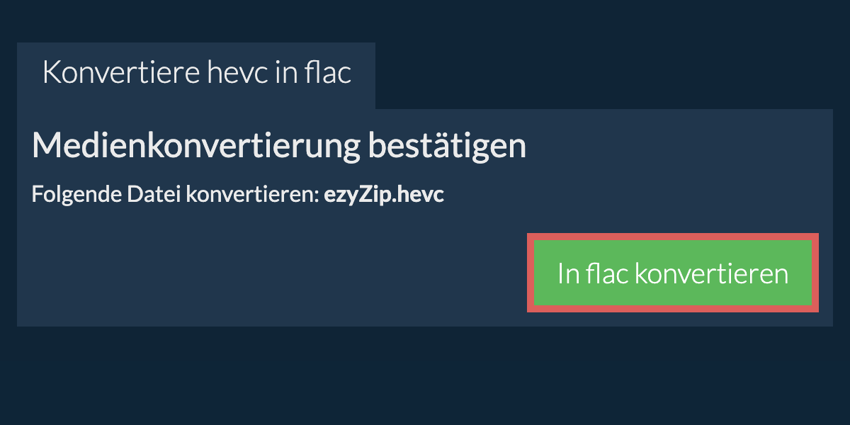 In FLAC konvertieren
