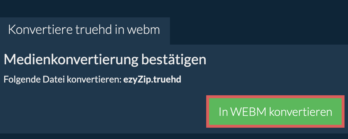 In WEBM konvertieren