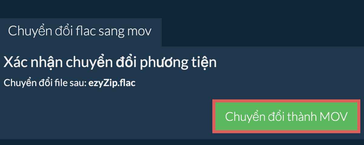 Chuyển đổi thành MOV