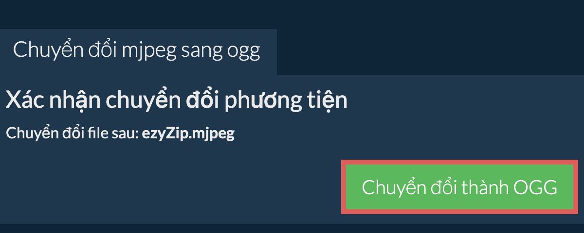 Chuyển đổi thành OGG