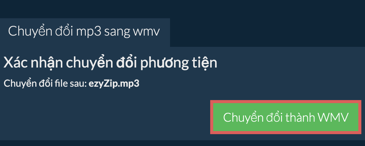 Chuyển đổi thành WMV