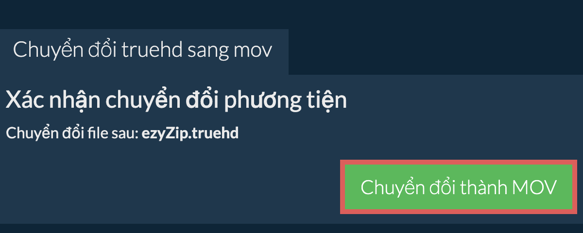 Chuyển đổi thành MOV