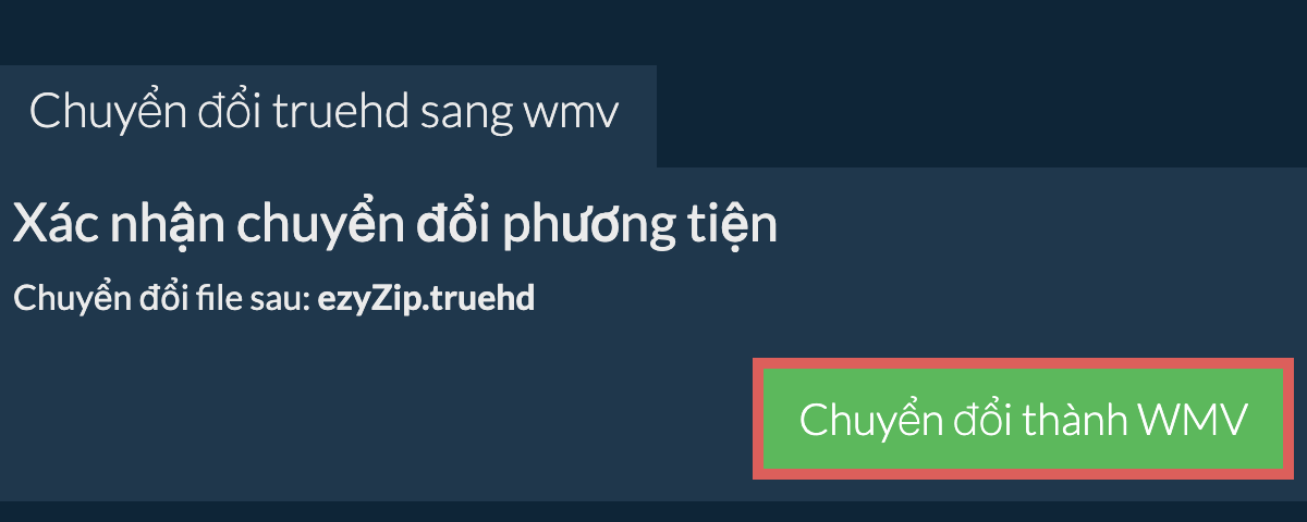 Chuyển đổi thành WMV