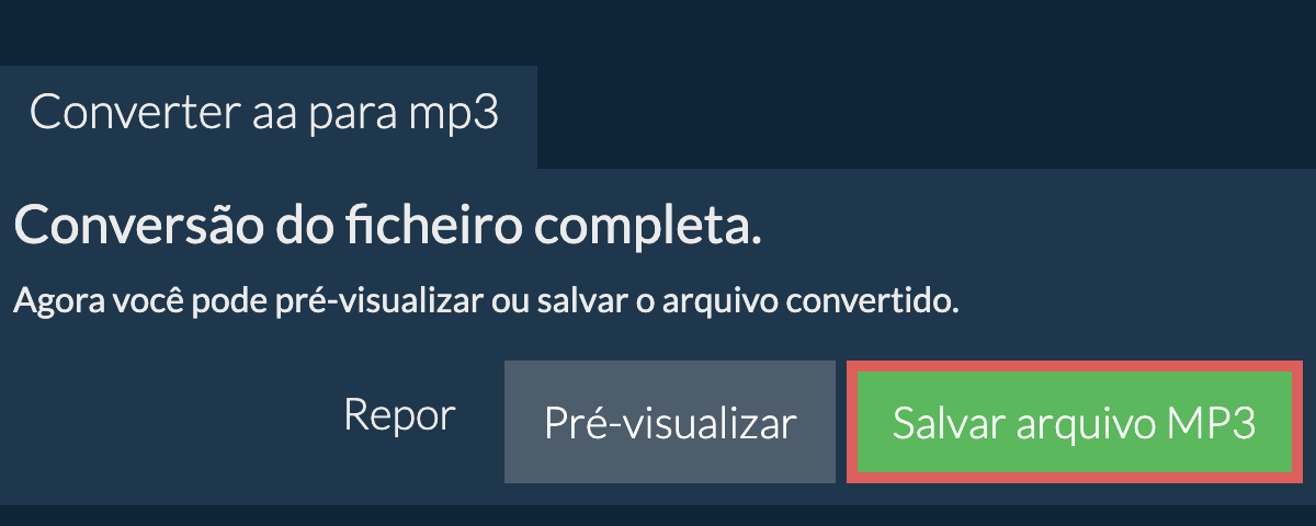 Converter em MP3