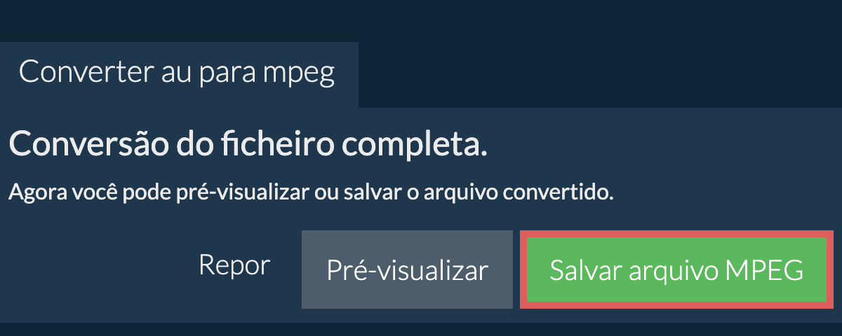 Converter em MPEG