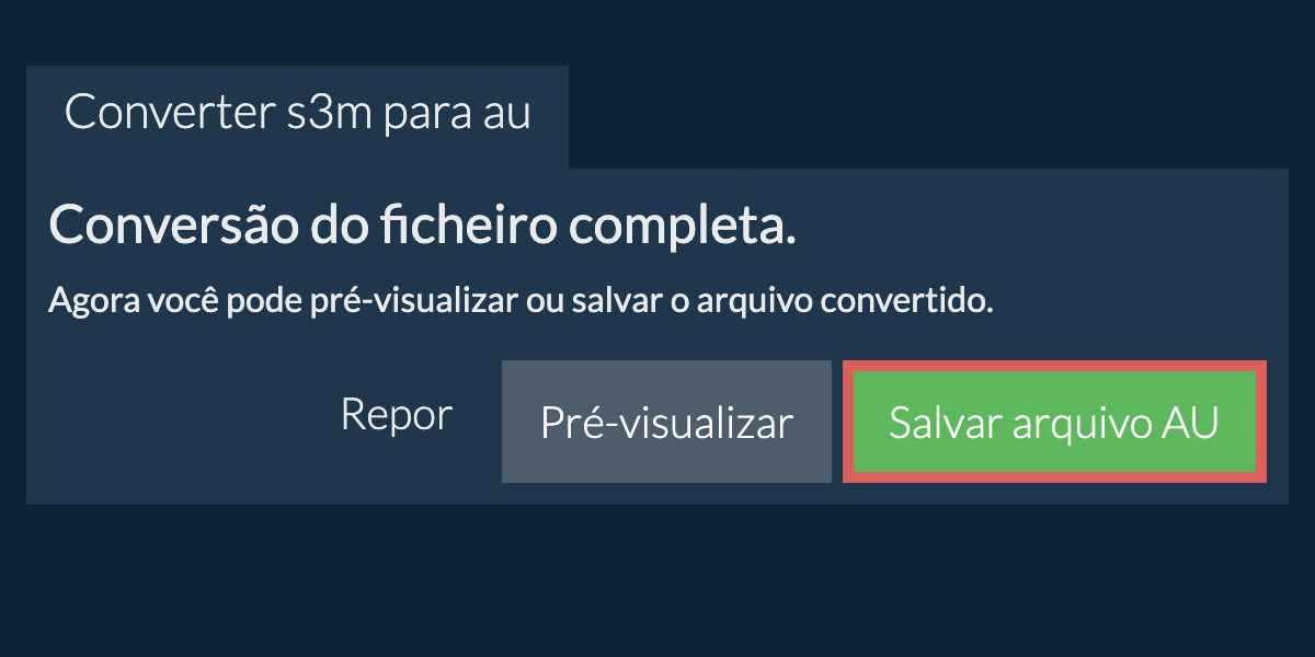 Converter em AU