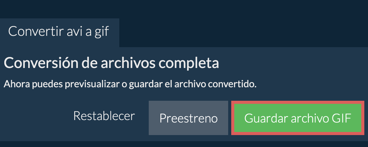 Convertir a GIF
