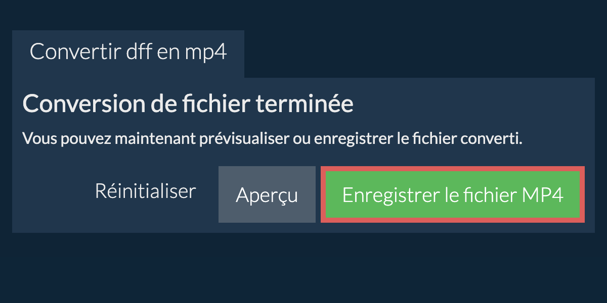 Convertir en MP4