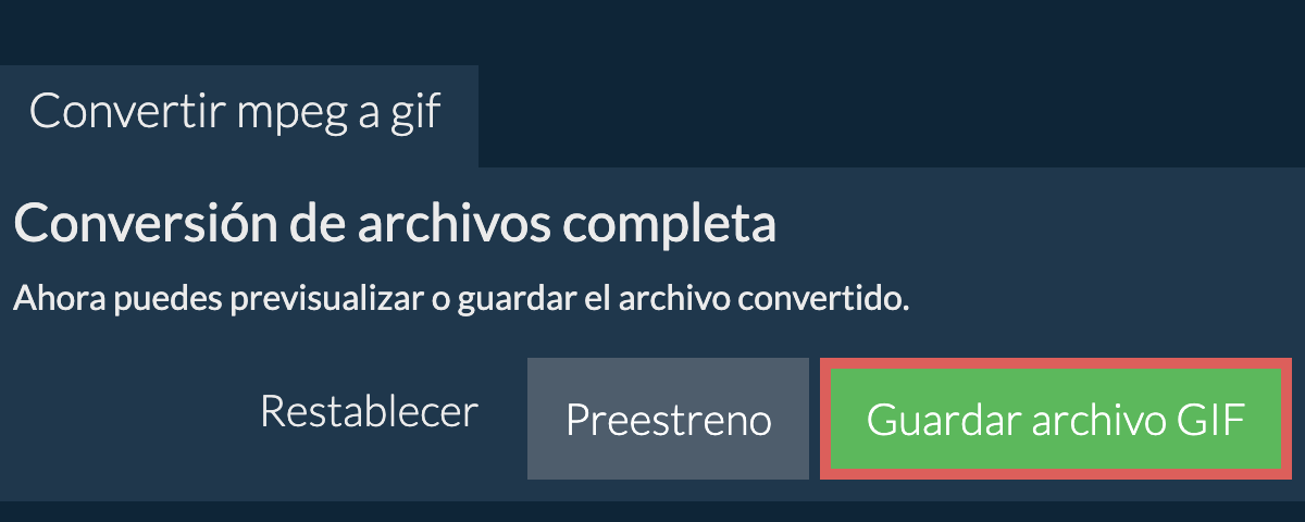 Convertir a GIF