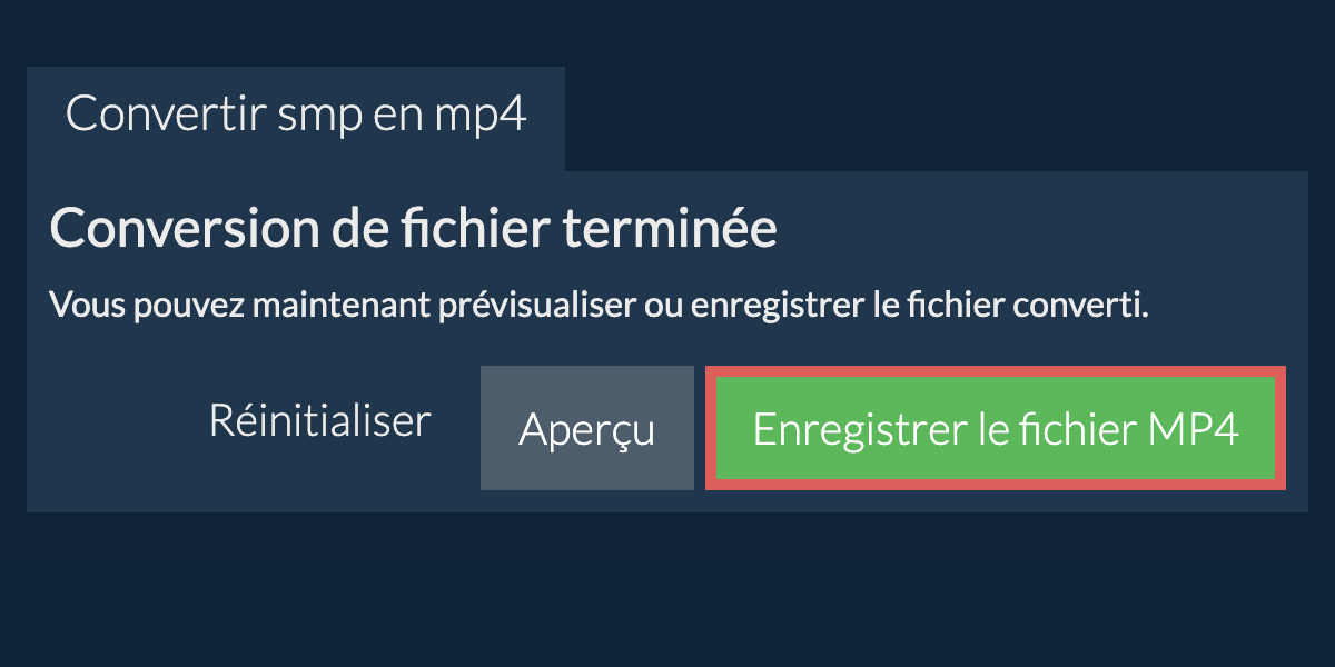 Convertir en MP4