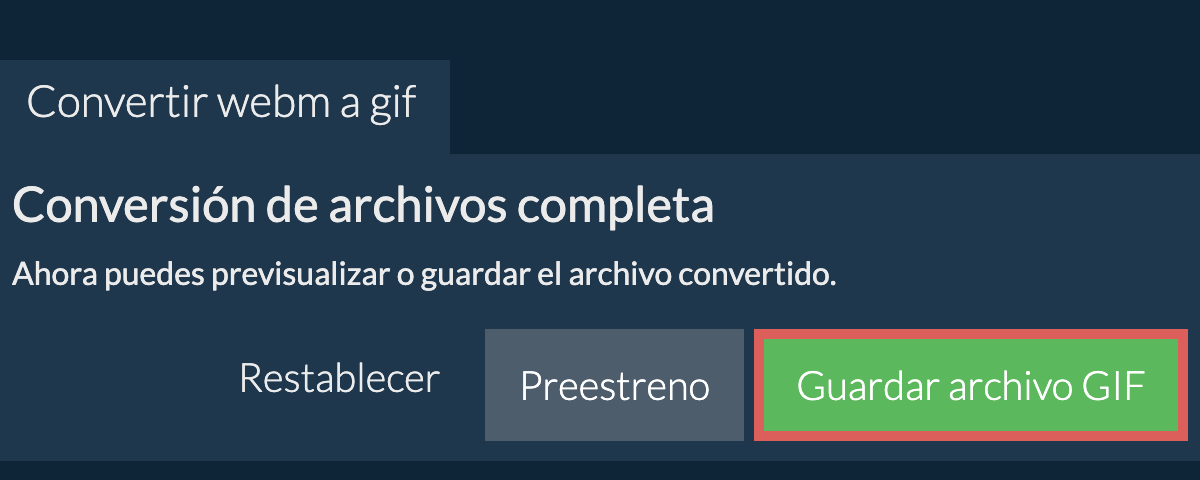 Convertir a GIF