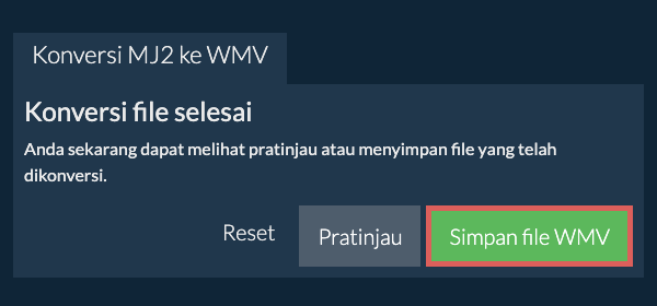 Konversi ke WMV