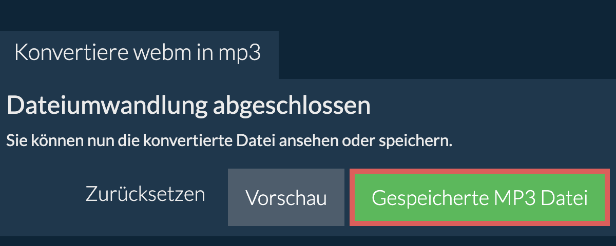 In MP3 konvertieren