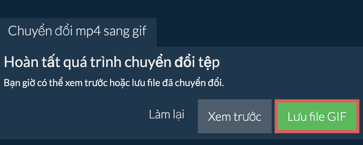 Chuyển đổi thành GIF