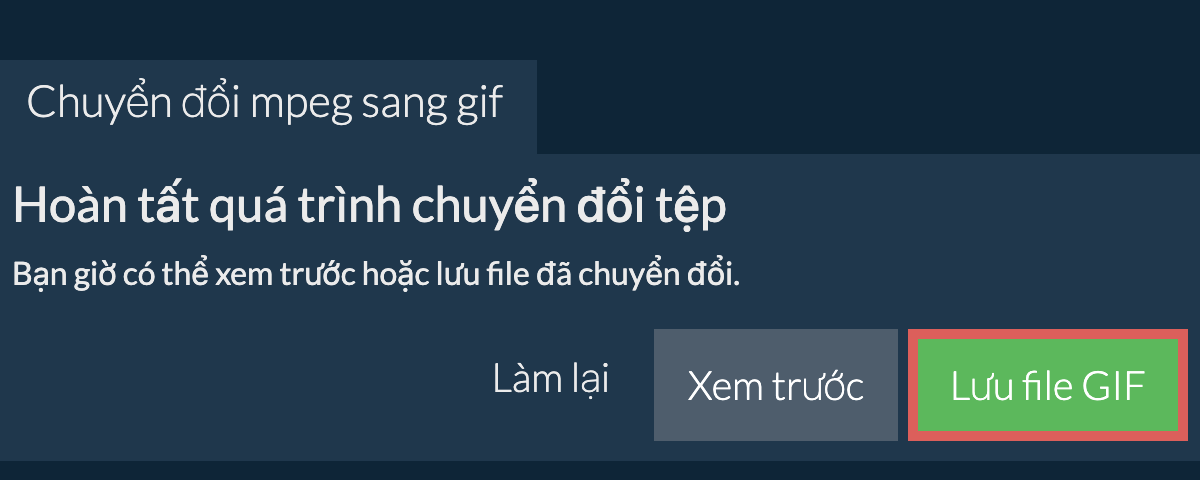 Chuyển đổi thành GIF