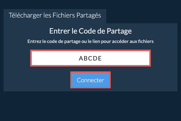Télécharger les Fichiers Partagés