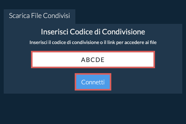 Scarica File Condivisi
