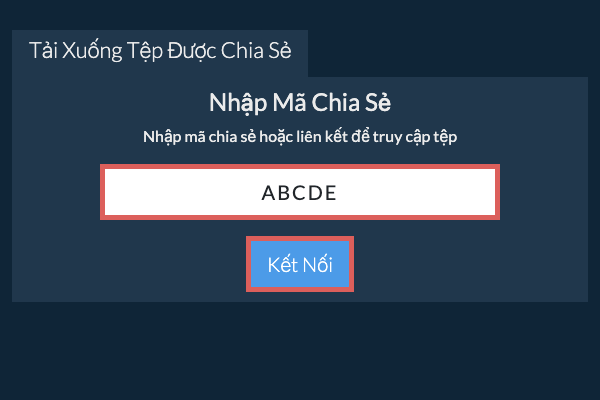 Tải Xuống Tệp Được Chia Sẻ