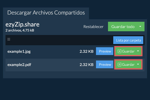 Acceder a archivos descargados