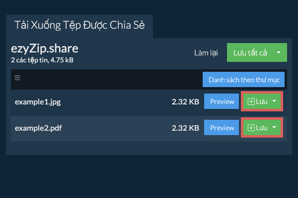 Truy cập tệp đã tải xuống