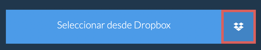 Seleccionar desde Dropbox