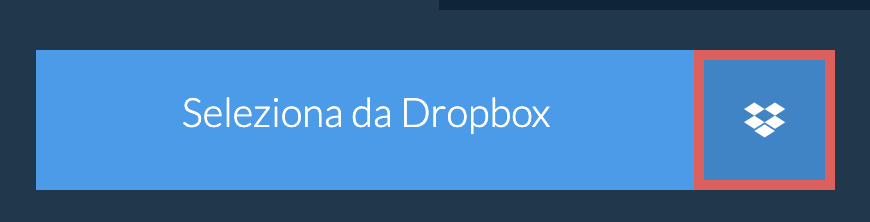 Seleziona da Dropbox