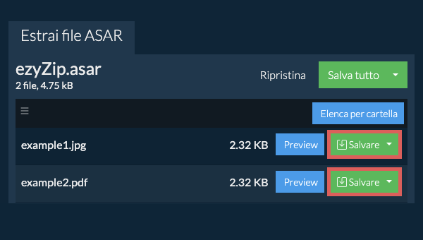 Fare clic qui per salvare il file Fare clic qui per salvare il file