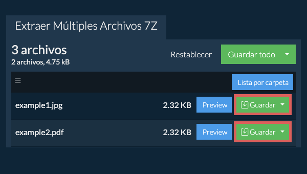 Clic aquí para guardar el archivo Clic aquí para guardar el archivo