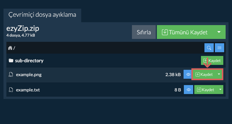 Dosyayı yerel sürücüye kaydetmek için buraya tıklayın. Bazı dosyalar tarayıcıda önizlenebilir.