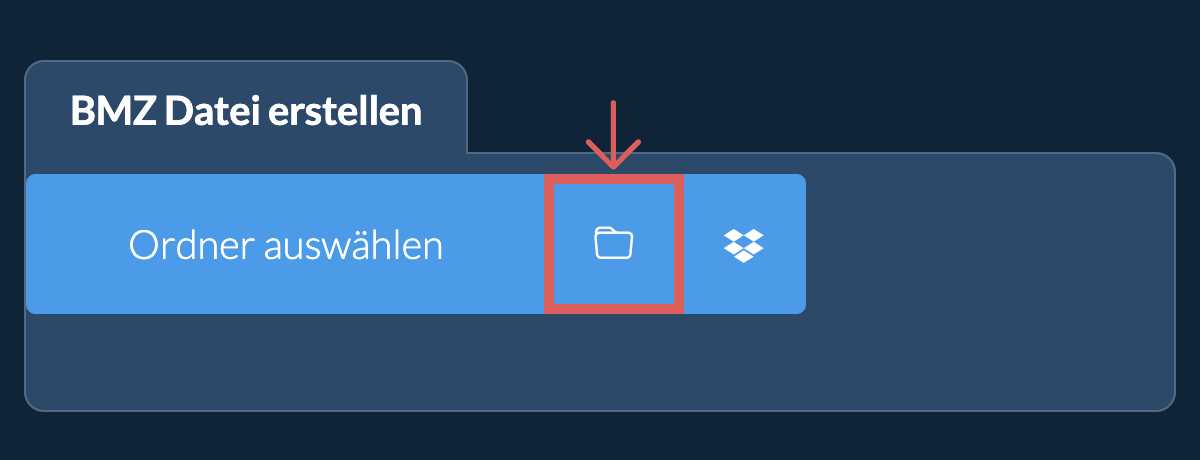 Ordner auswählen Ordner auswählen