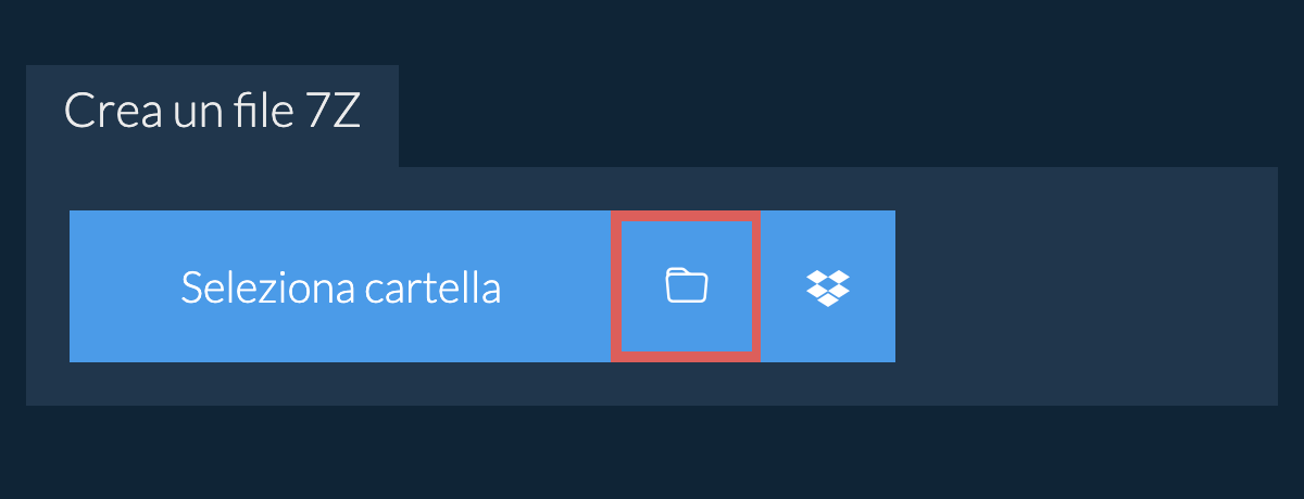 Seleziona cartella