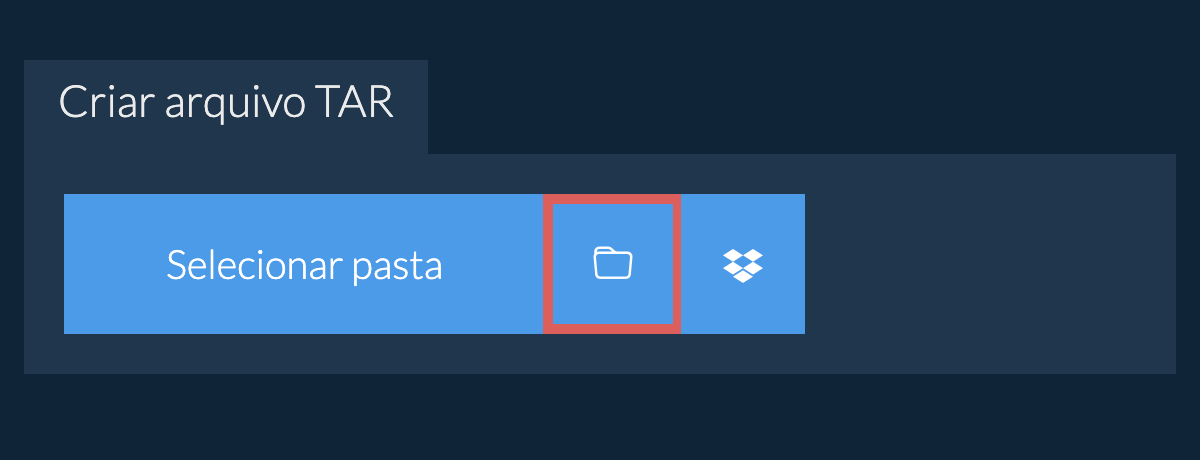 Selecionar pasta Selecionar pasta