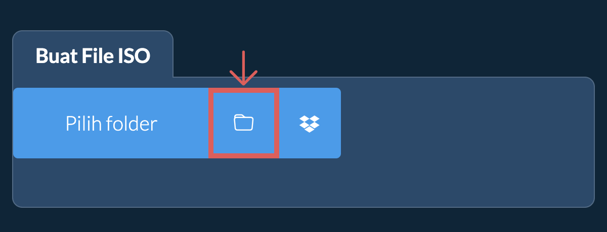 Pilih folder Pilih folder