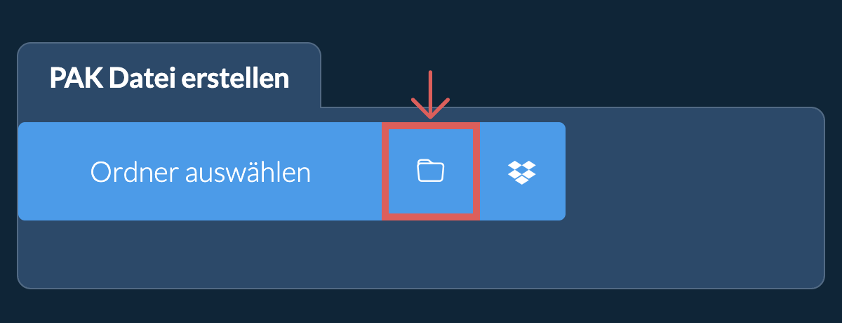 Ordner auswählen