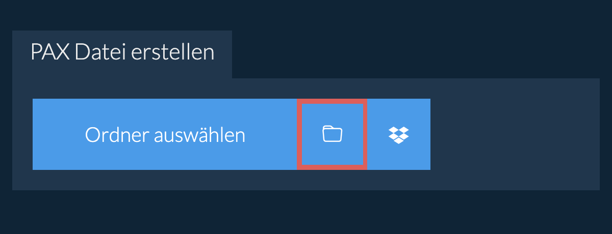 Ordner auswählen Ordner auswählen
