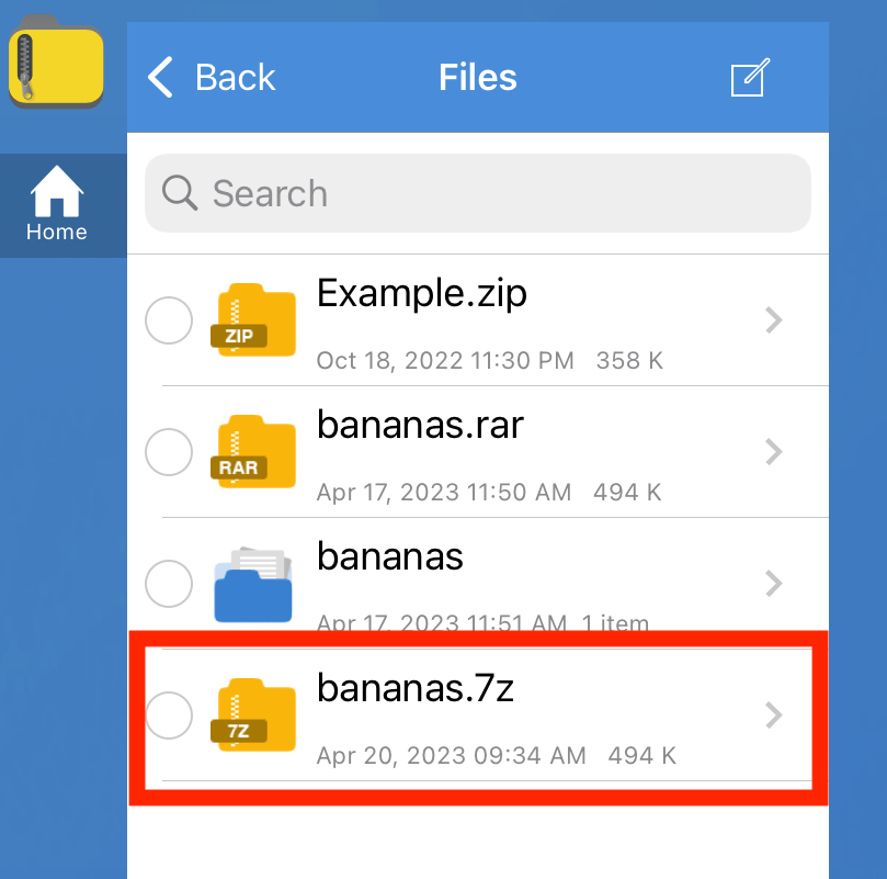 Open Files