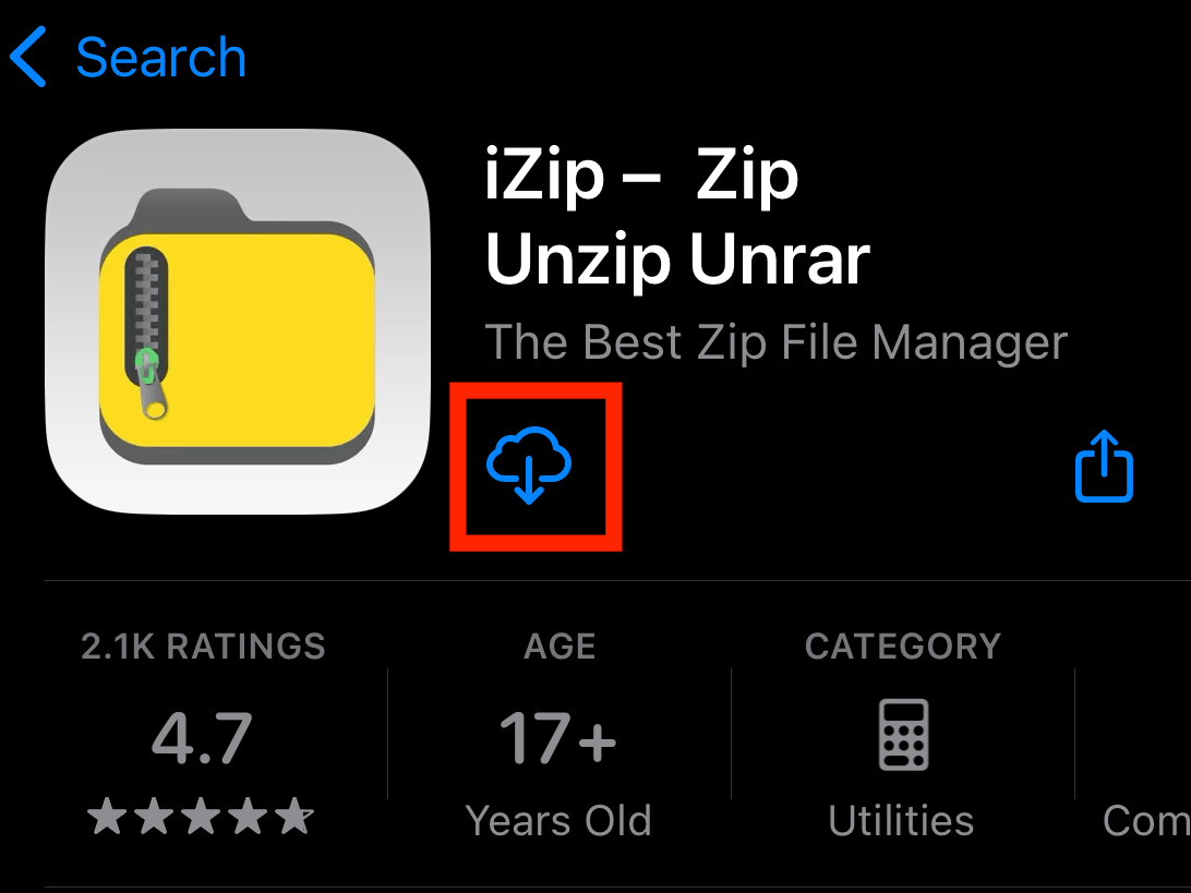 Install iZip