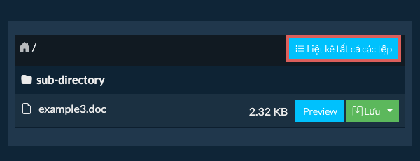 Danh sách tất cả các file bên trong file RPM
