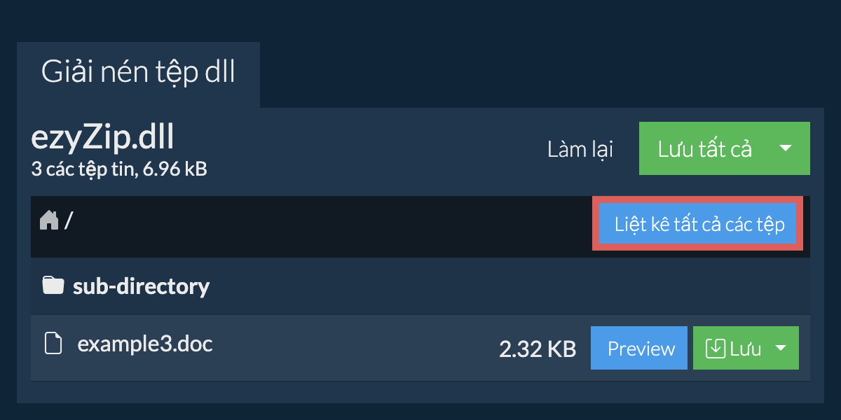 List of all files inside dll file