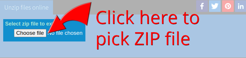 extract zip file online