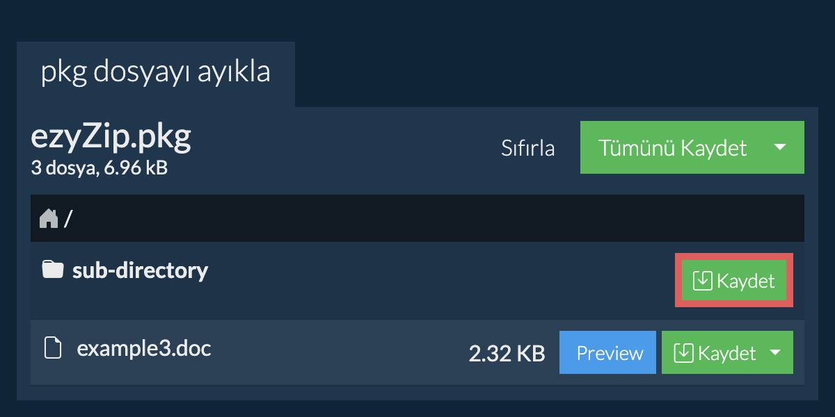 Kaydet