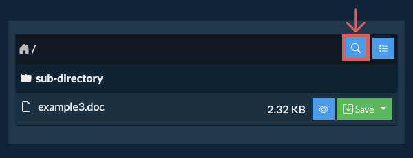 Click the search icon