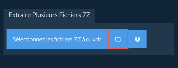 Cliquez sur l'icône du dossier