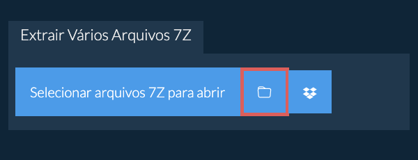 Clique no ícone da pasta